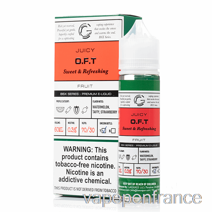 Souvent - Série Bsx - Stylo Vape 60 Ml 3 Mg